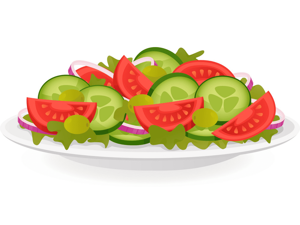 Vegetable Salad Clipart
