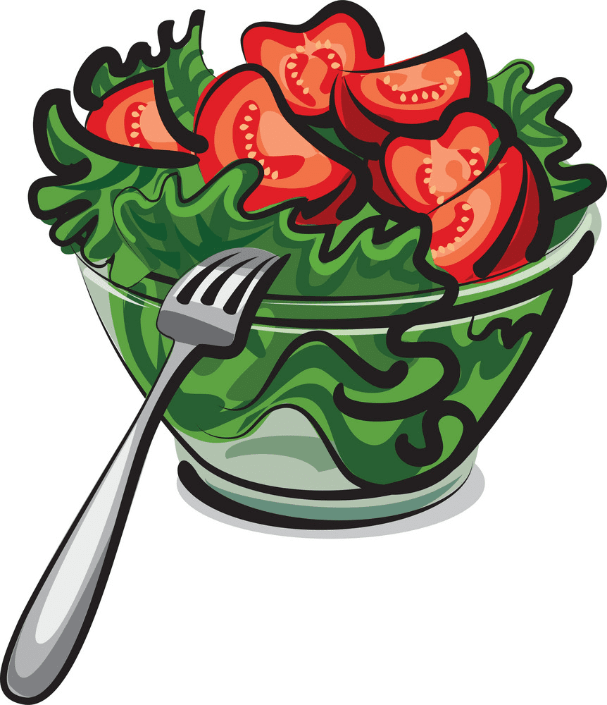 Vegetables Salad Clipart