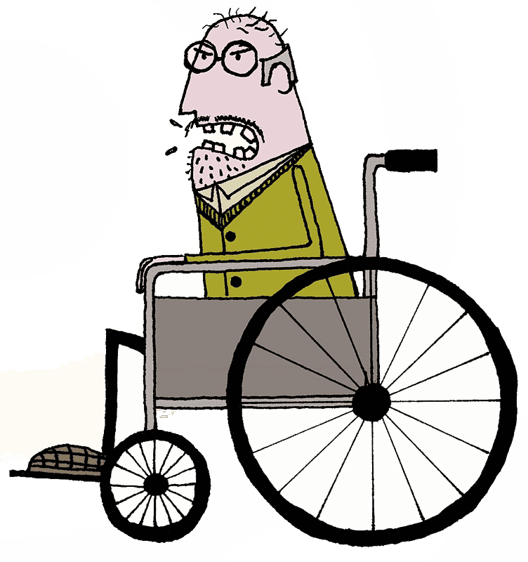 Angry Old Man Clipart Transparent
