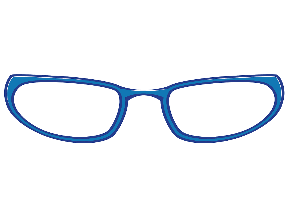 Blue Glasses Clipart