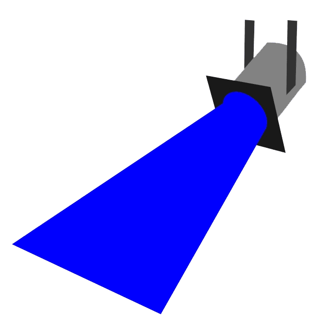 Blue Spotlight Clipart