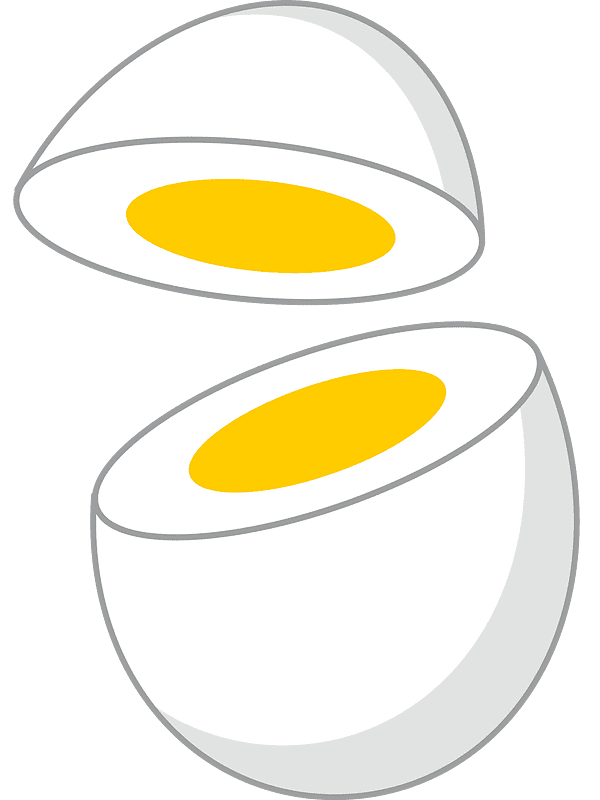 Boiled Egg Clipart