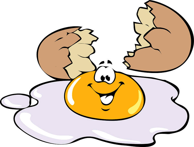 Cartoon Egg Clipart Transparent