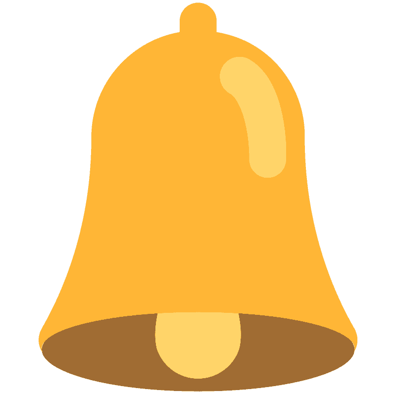 Free Bell Clipart Transparent Background