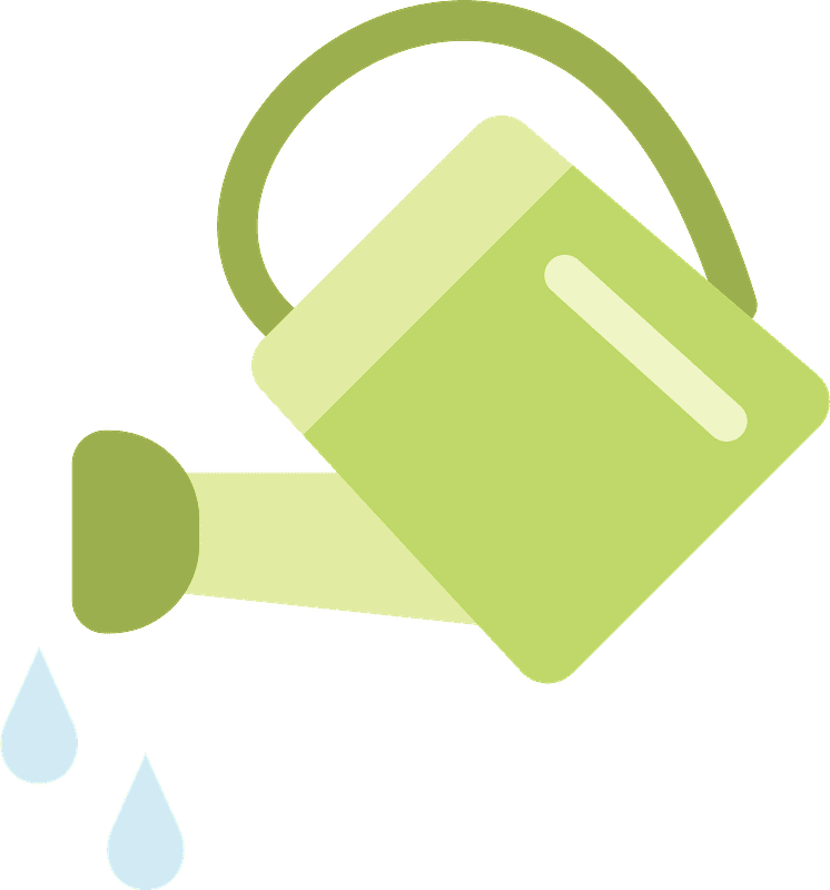 Free Watering Can Clipart Transparent Background