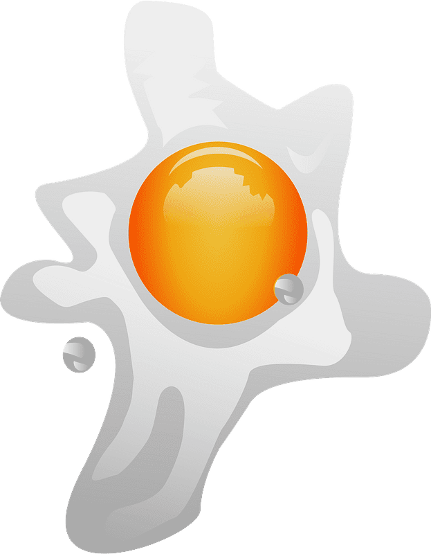 Fried Egg Clipart Transparent Background