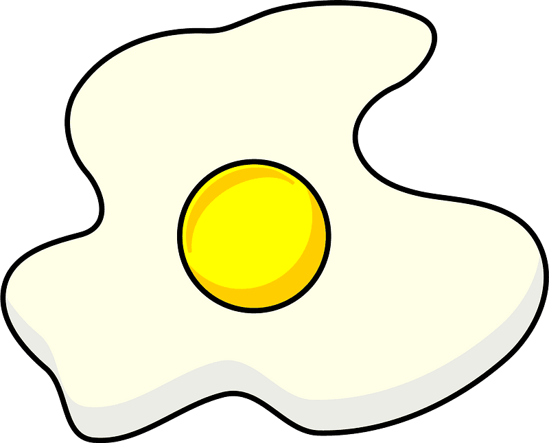 Fried Egg Clipart Transparent