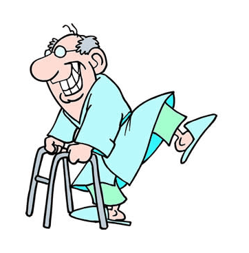 Funny Old Man Clipart