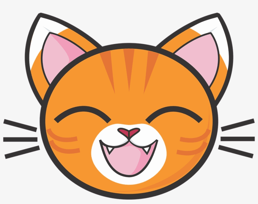 Happy Cat Face Clipart