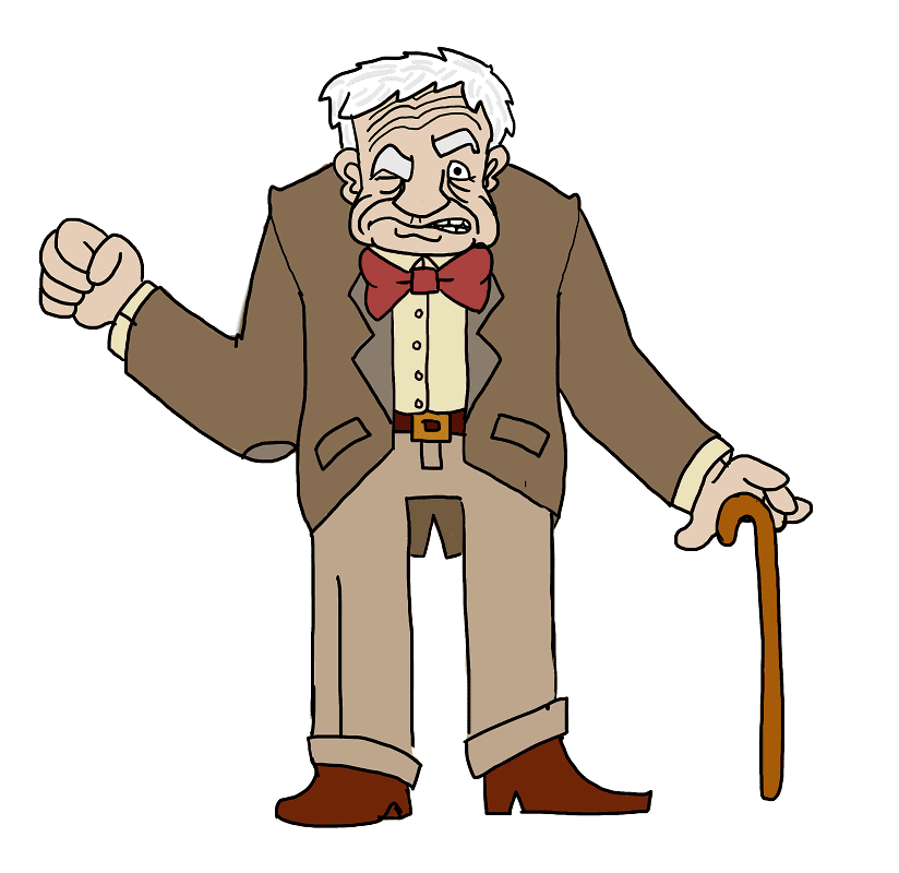 Old Man Clipart Png Free