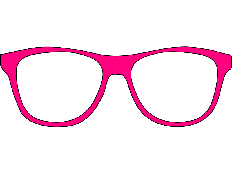 Pink Glasses Clipart Transparent