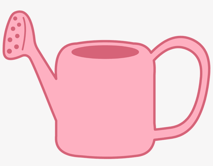 Pink Watering Can Clipart