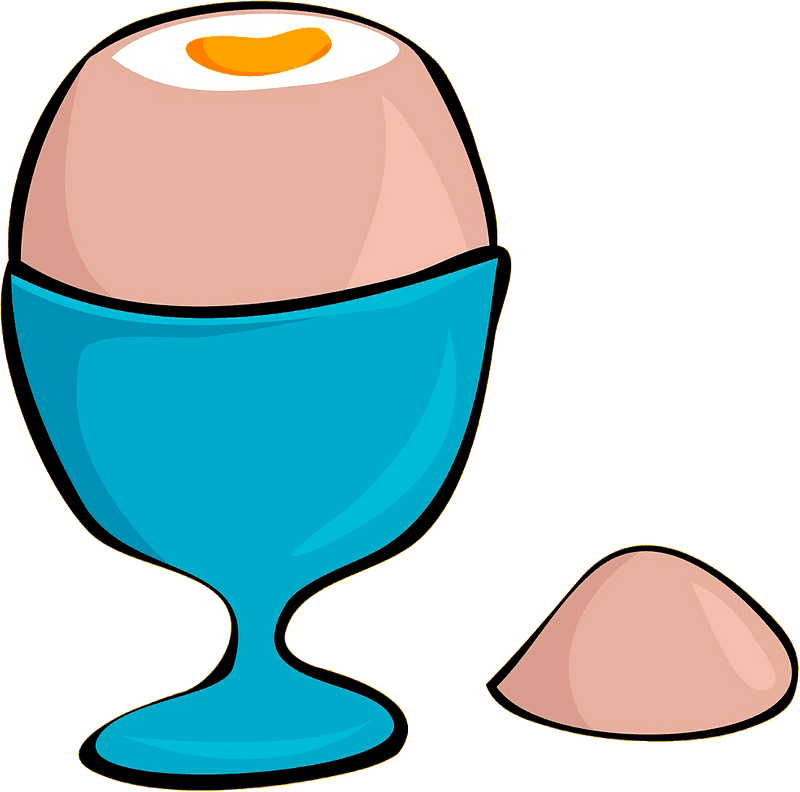 Soft Boiled Egg Clipart Png