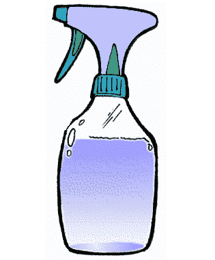 Spray Bottle Clipart Image