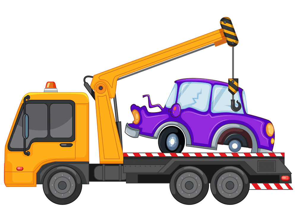 Tow Truck Clipart Free Picture