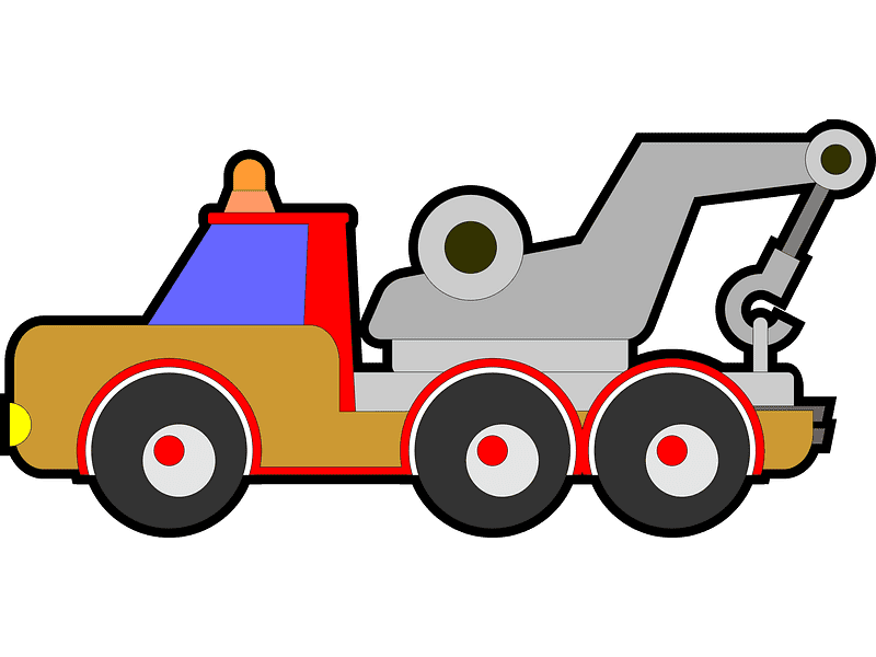 Tow Truck Clipart Transparent Background