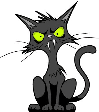 Black Cat Clipart Free Png Image