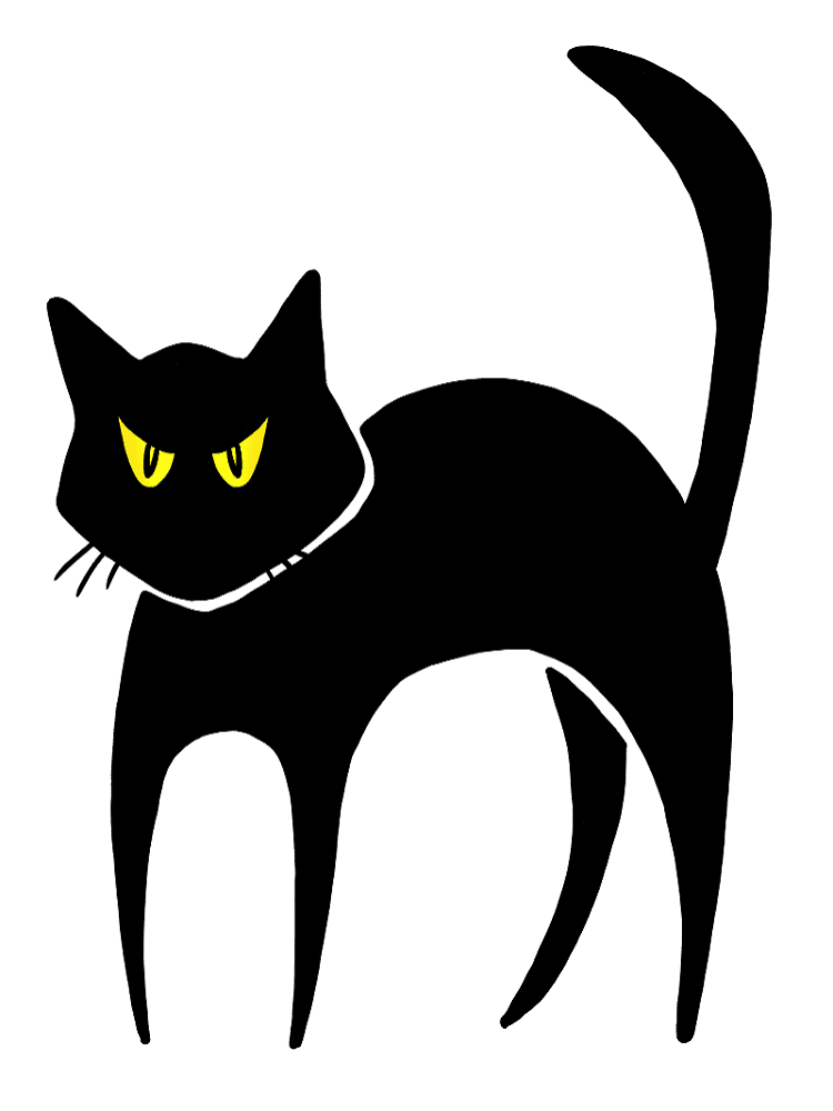 Black Cat Clipart Free