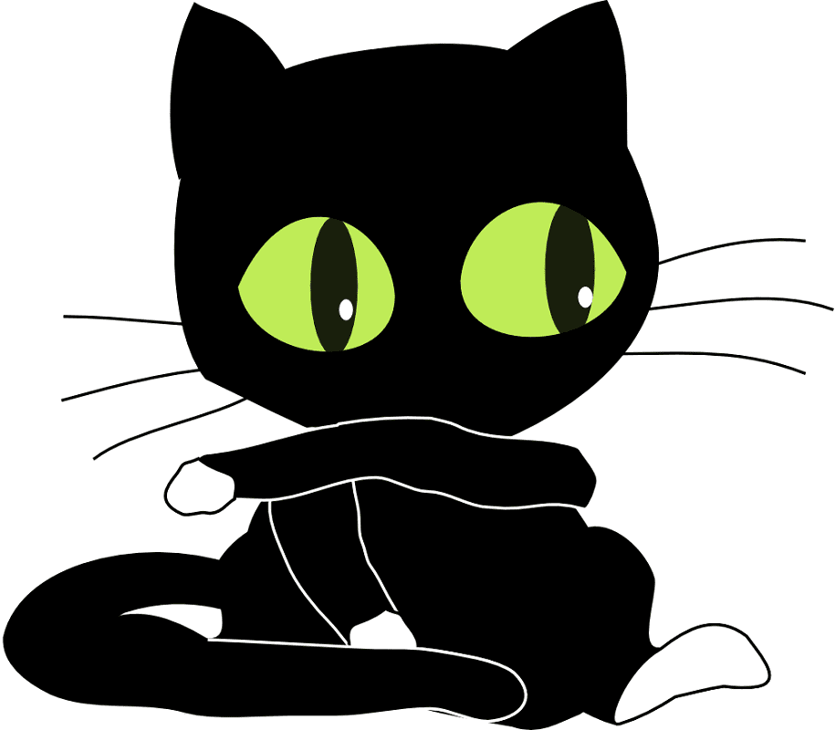 Black Cat Clipart Png For Free