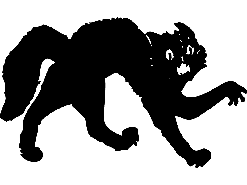 Black Cat Clipart Transparent Free