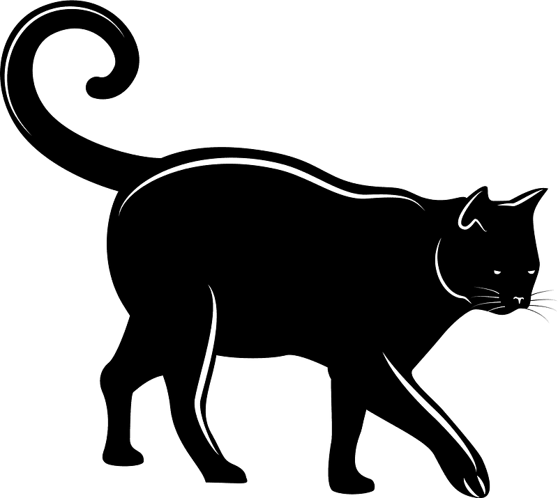 Black Cat Clipart Transparent Images