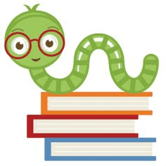 Bookworm Clipart Image