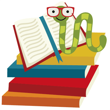 Free Bookworm Clipart Image