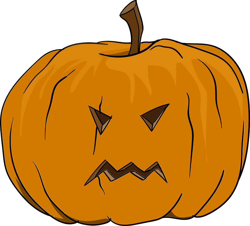 Free Halloween Pumpkin Clipart Transparent Background
