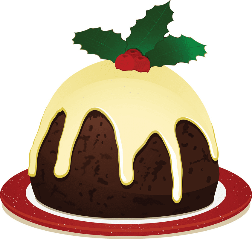 Christmas Pudding Clipart Free