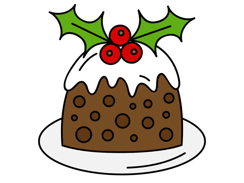 Christmas Pudding Clipart Images