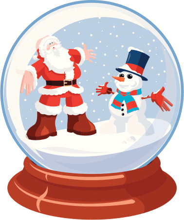Christmas Snow Globe Clipart Download