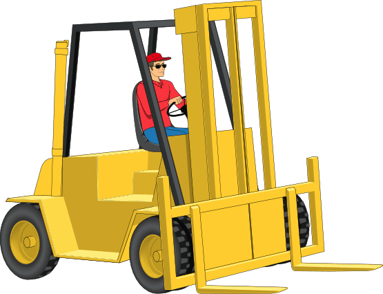 Forklift Clipart For Free