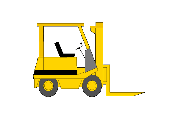 Forklift Clipart Png For Free