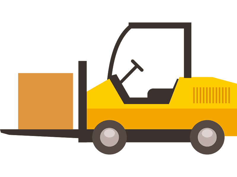 Forklift Clipart Transparent Free