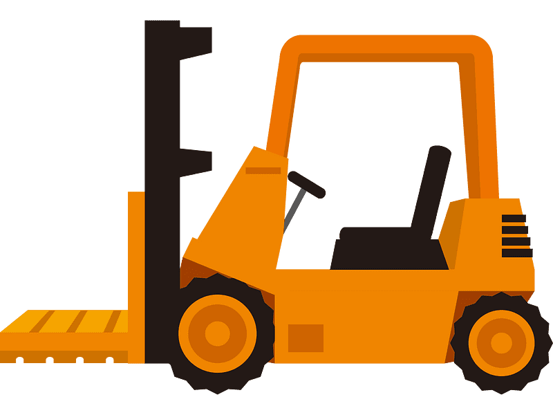 Free Forklift Clipart Transparent