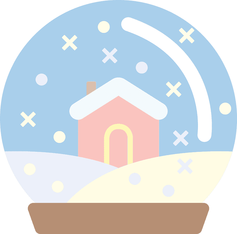 Snow Globe Clipart Transparent Image
