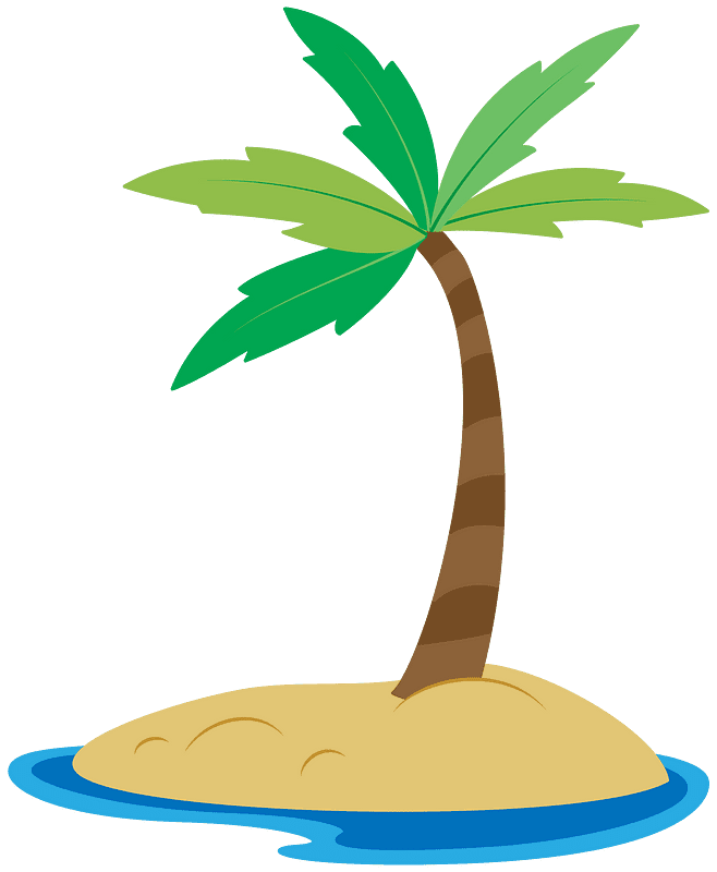 Free Island Clipart Transparent Background