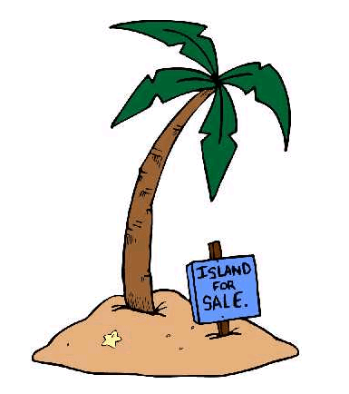 Island for Sale Clipart