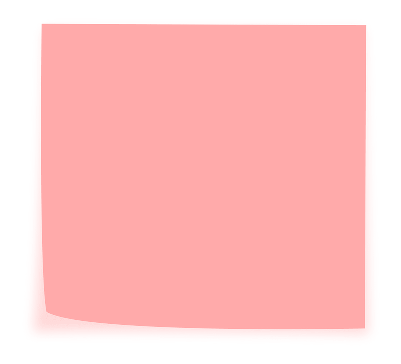 Sticky Note Clipart Transparent Image