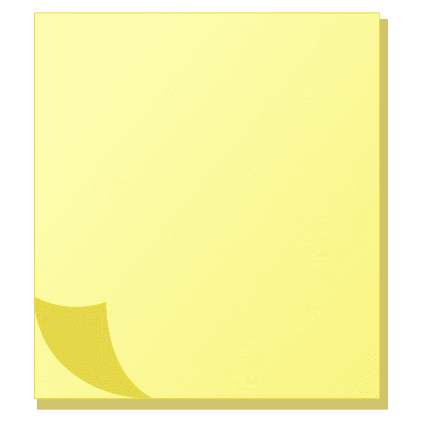 Sticky Note Clipart Transparent Picture