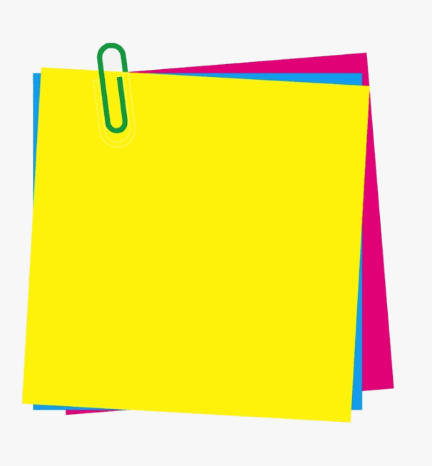 Sticky Notes Clipart Free
