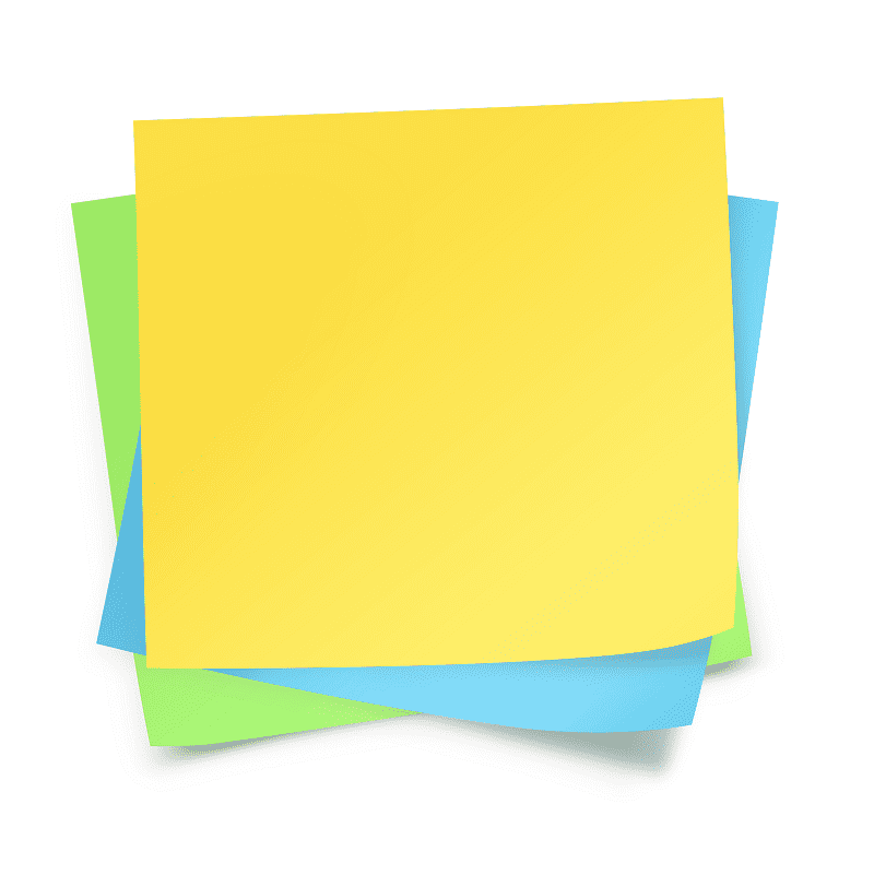 Sticky Notes Clipart Images