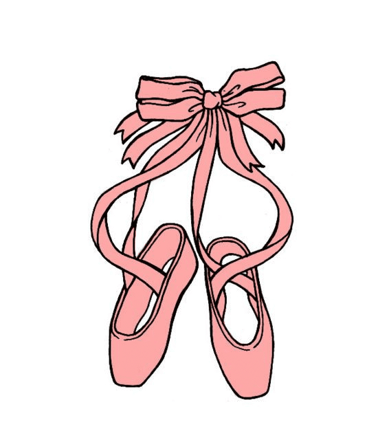 Ballet Shoes Clipart Free Image