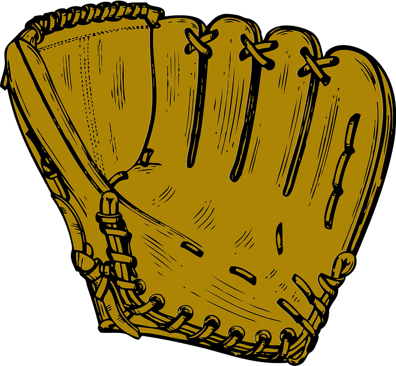 Free Baseball Glove Transparent Clipart