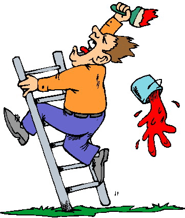 Funny Painter Clipart