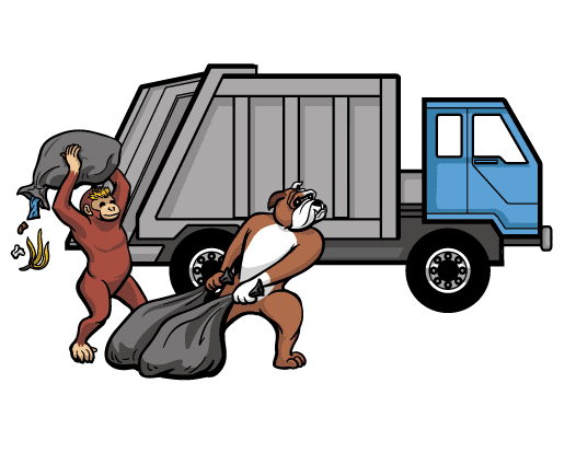 Garbage Truck Clipart Photo