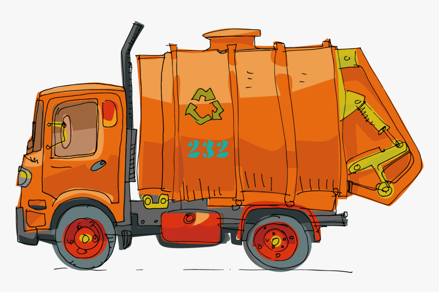 Garbage Truck Clipart Png Image