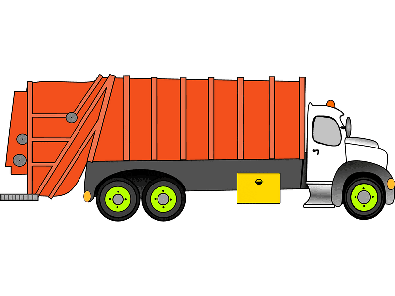 Garbage Truck Clipart Transparent Pictures