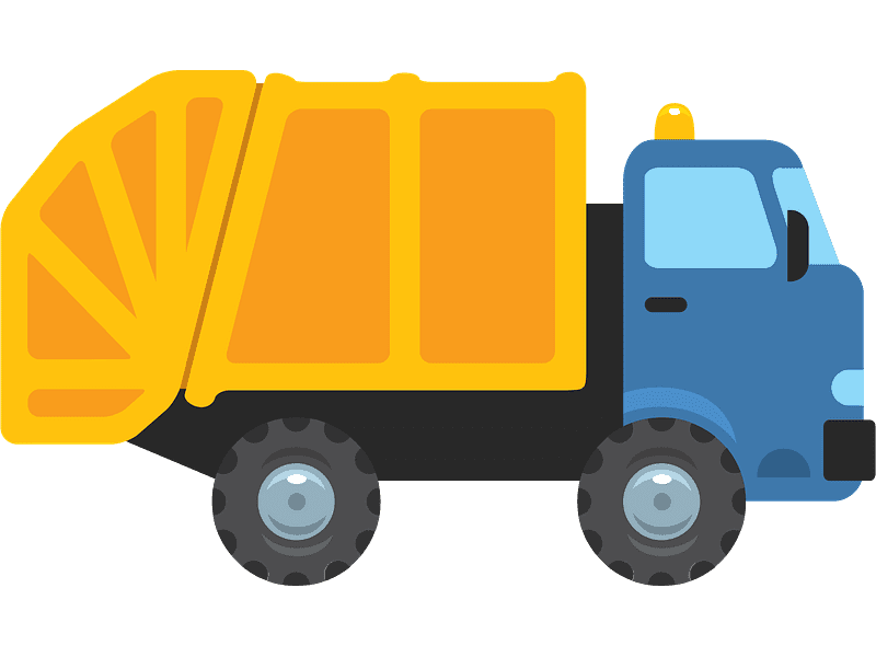 Garbage Truck Clipart Transparent Png
