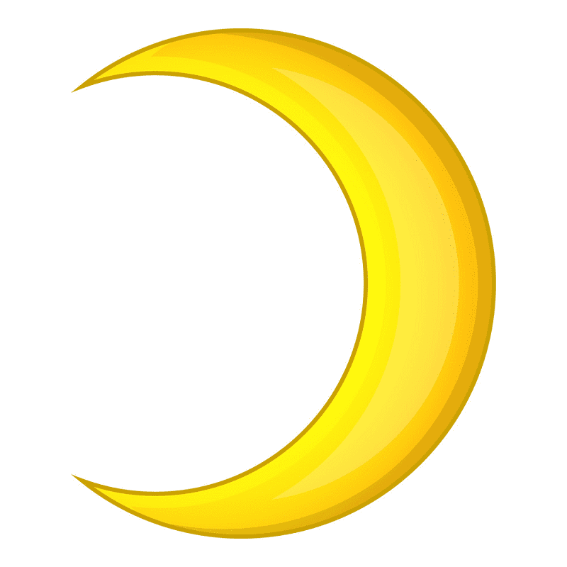 Crescent Moon Clipart Free Image